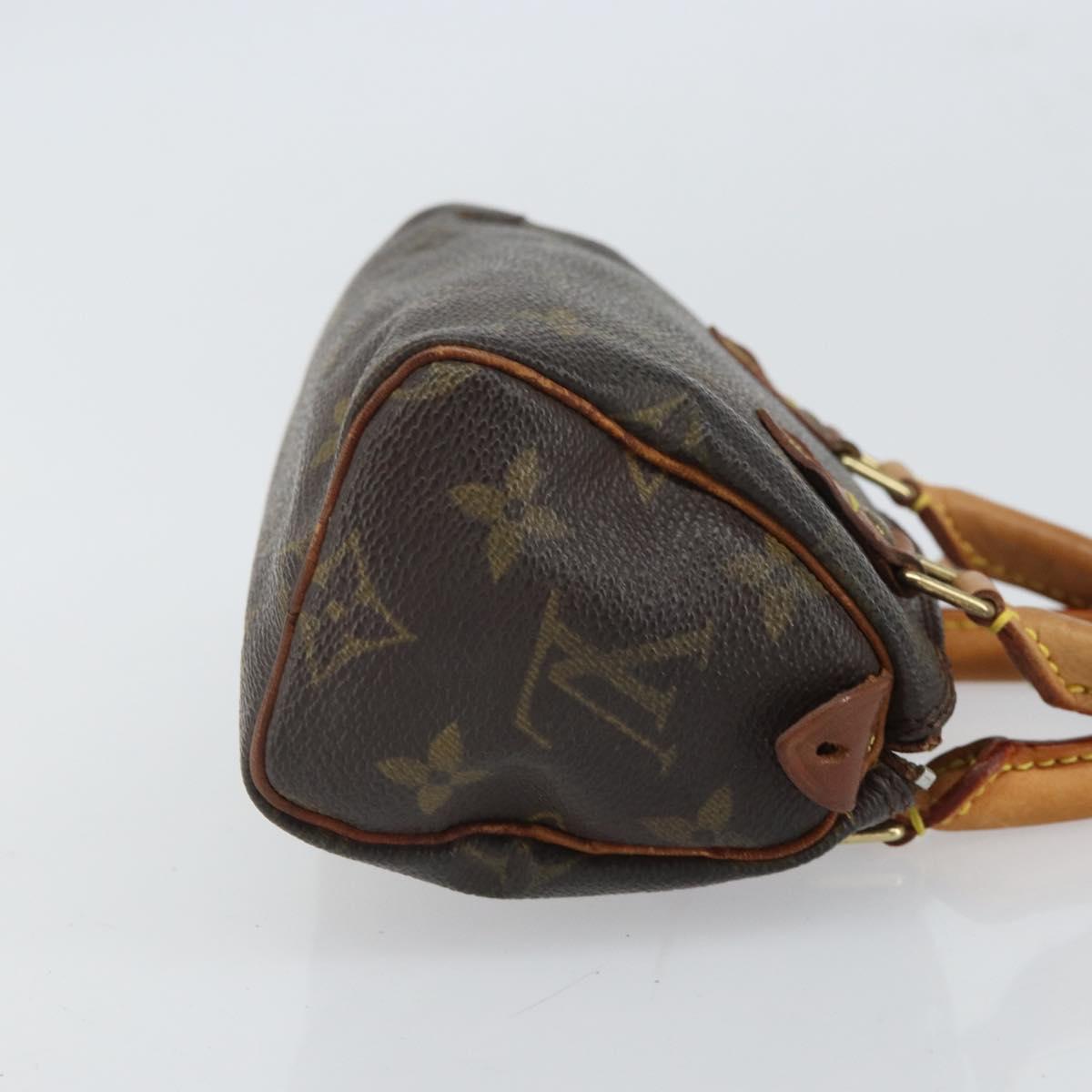 LOUIS VUITTON Monogram Mini Speedy Hand Bag M41534 LV Auth bs32546