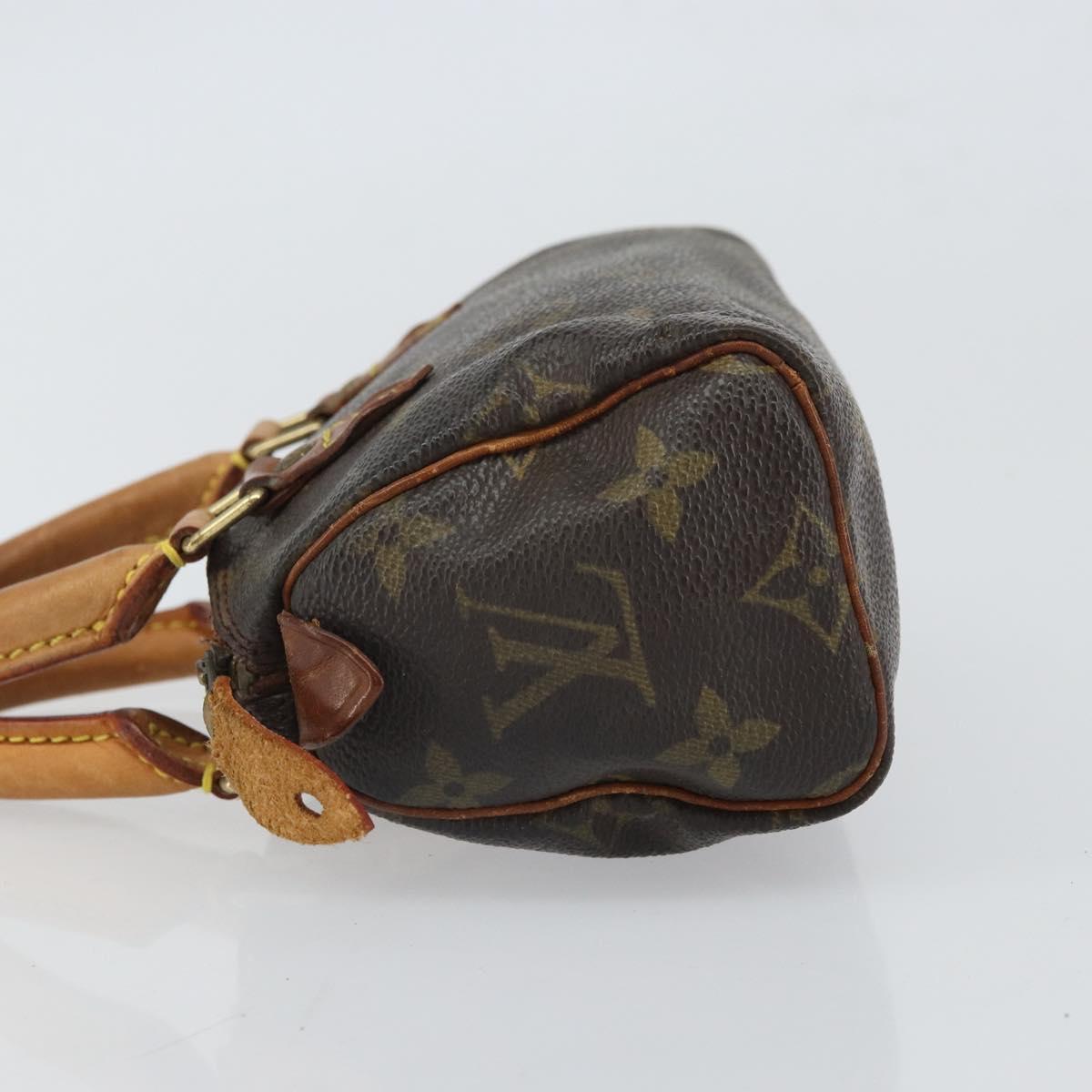 LOUIS VUITTON Monogram Mini Speedy Hand Bag M41534 LV Auth bs32546
