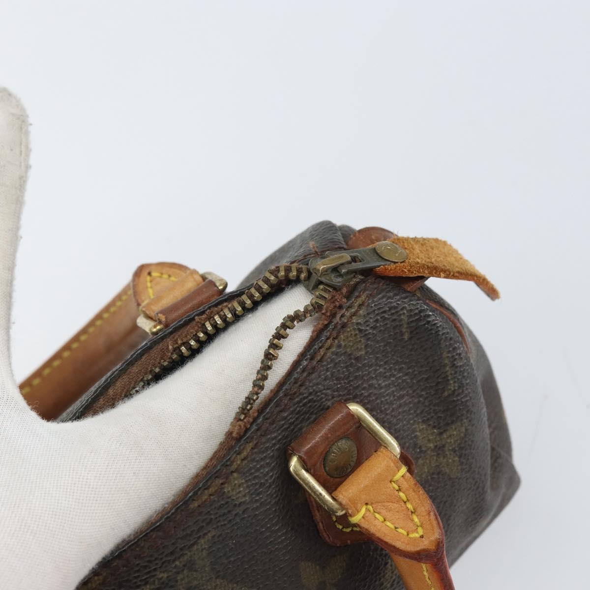 LOUIS VUITTON Monogram Mini Speedy Hand Bag M41534 LV Auth bs32546