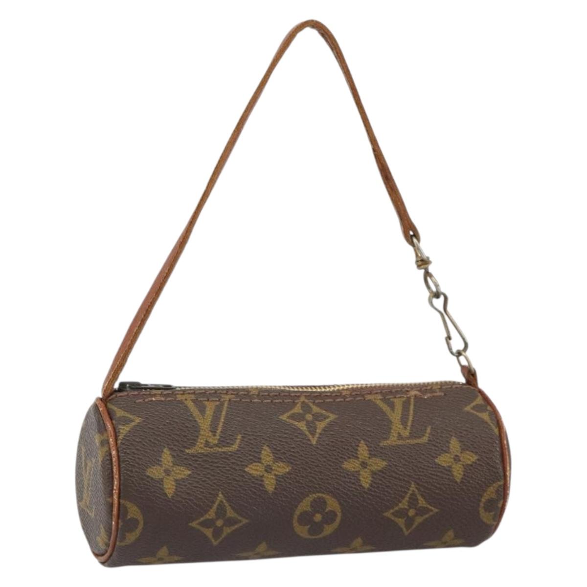 LOUIS VUITTON Monogram Papillon Pouch LV Auth bs32548