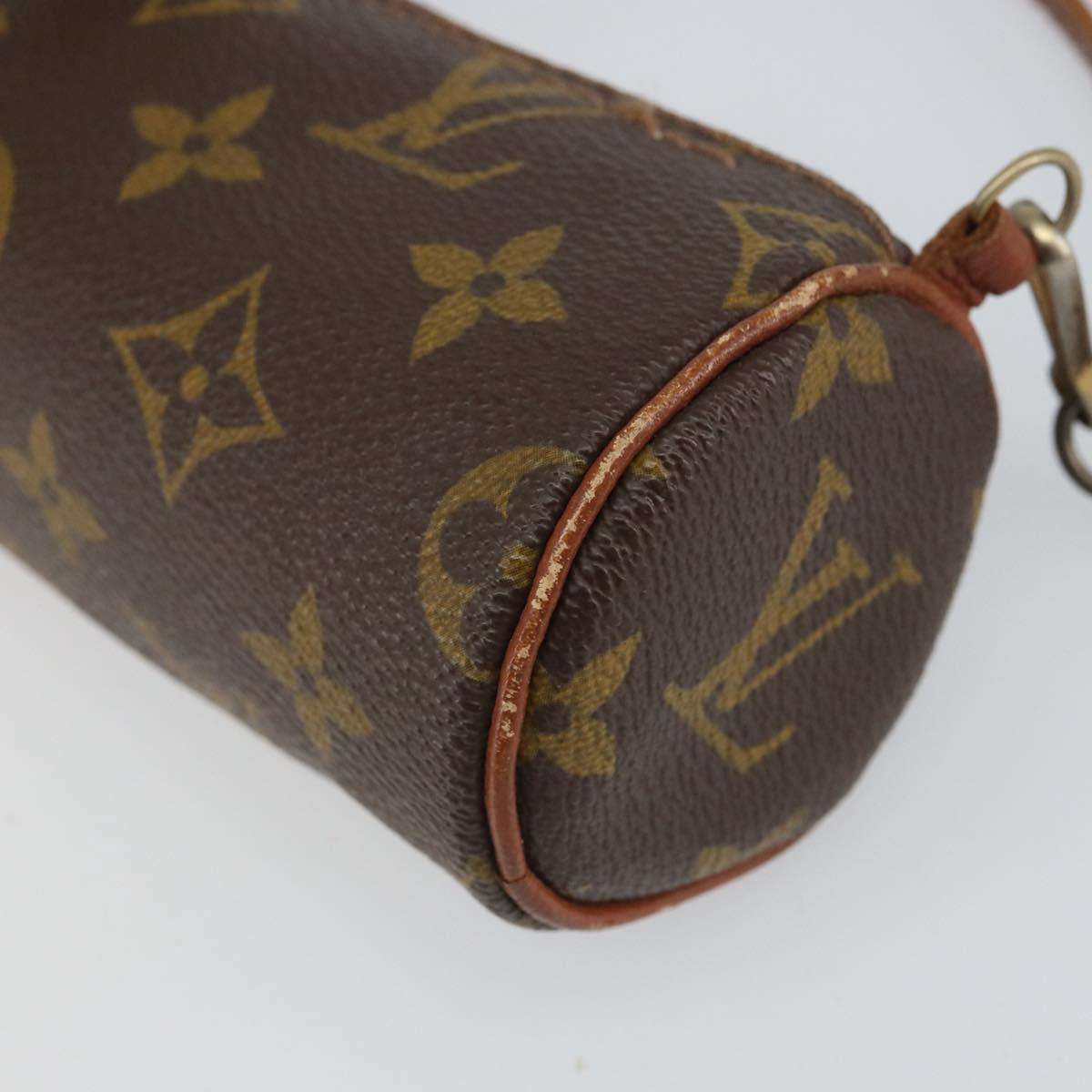LOUIS VUITTON Monogram Papillon Pouch LV Auth bs32548