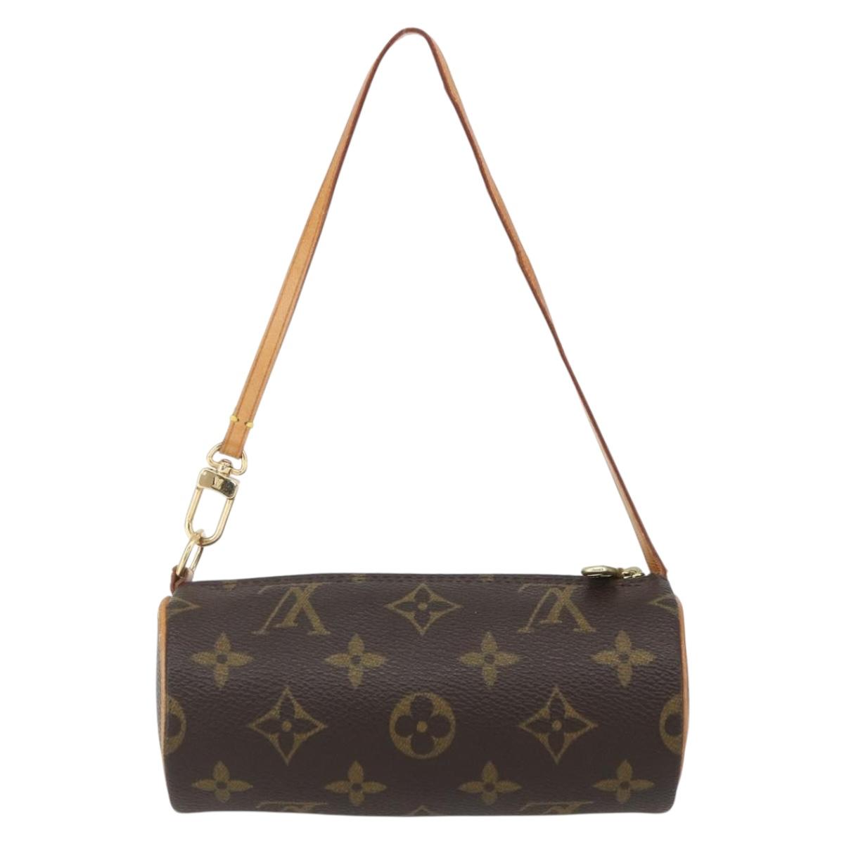LOUIS VUITTON Monogram Papillon Pouch LV Auth bs32549
