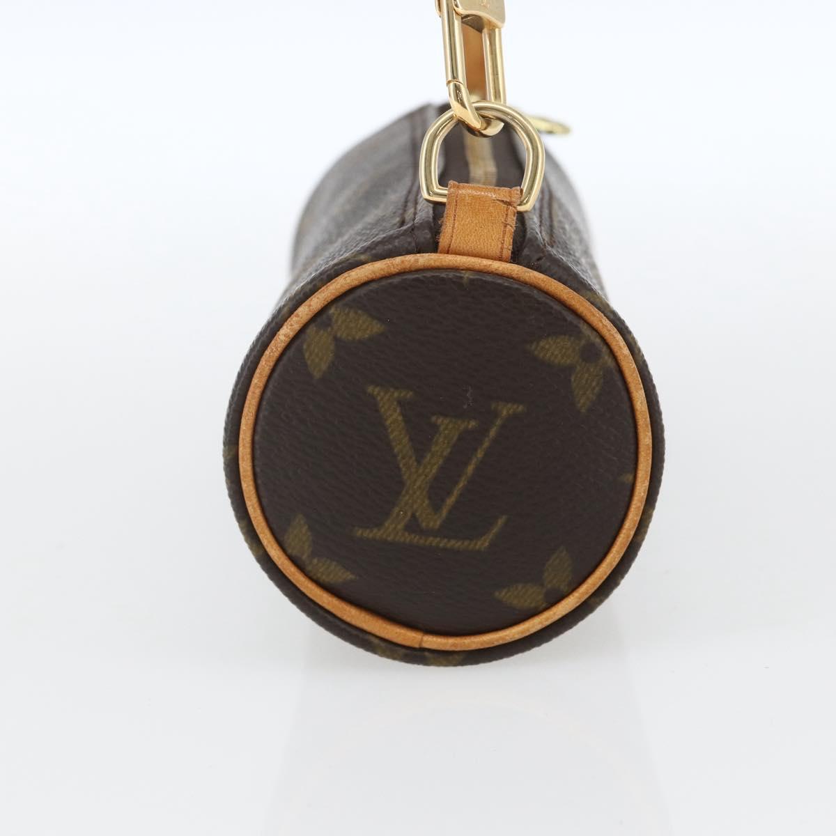 LOUIS VUITTON Monogram Papillon Pouch LV Auth bs32549
