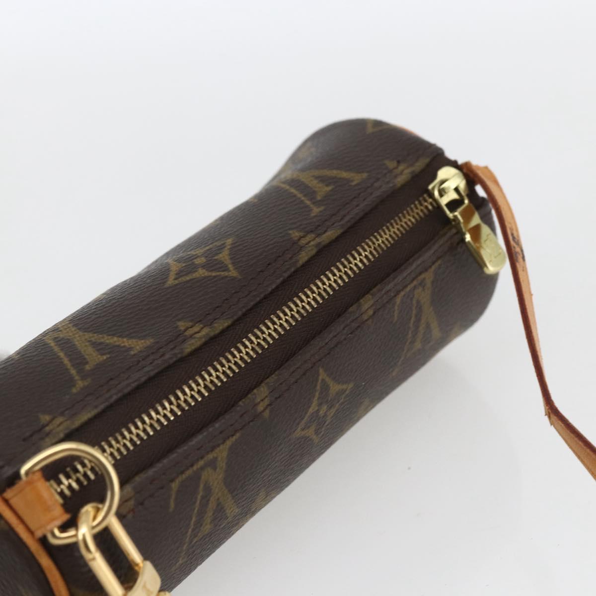 LOUIS VUITTON Monogram Papillon Pouch LV Auth bs32549
