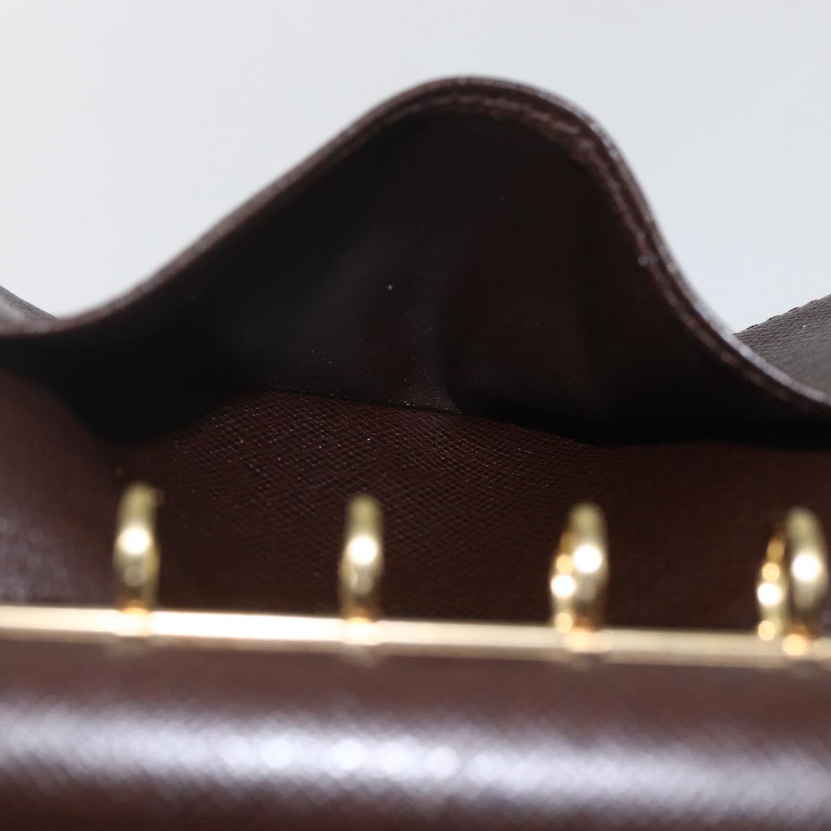 LOUIS VUITTON Damier Ebene Agenda PM Day Planner Cover R20700 LV Auth bs32554