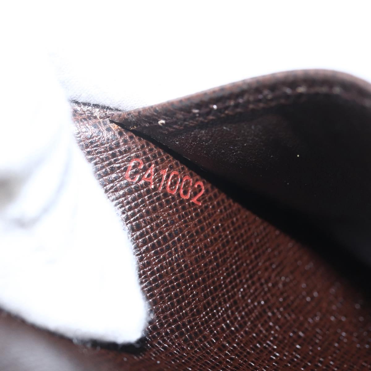 LOUIS VUITTON Damier Ebene Agenda PM Day Planner Cover R20700 LV Auth bs32554