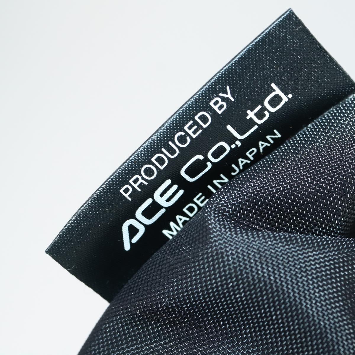 BALENCIAGA Boston Bag Nylon Black Gold Auth bs32561