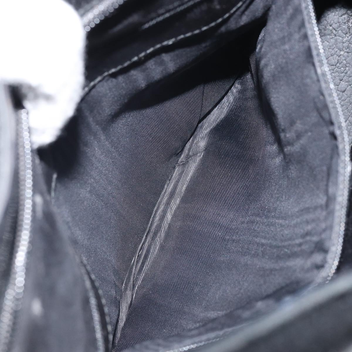 GUCCI Shoulder Bag Nylon Black Silver 001 3010 Auth bs32577
