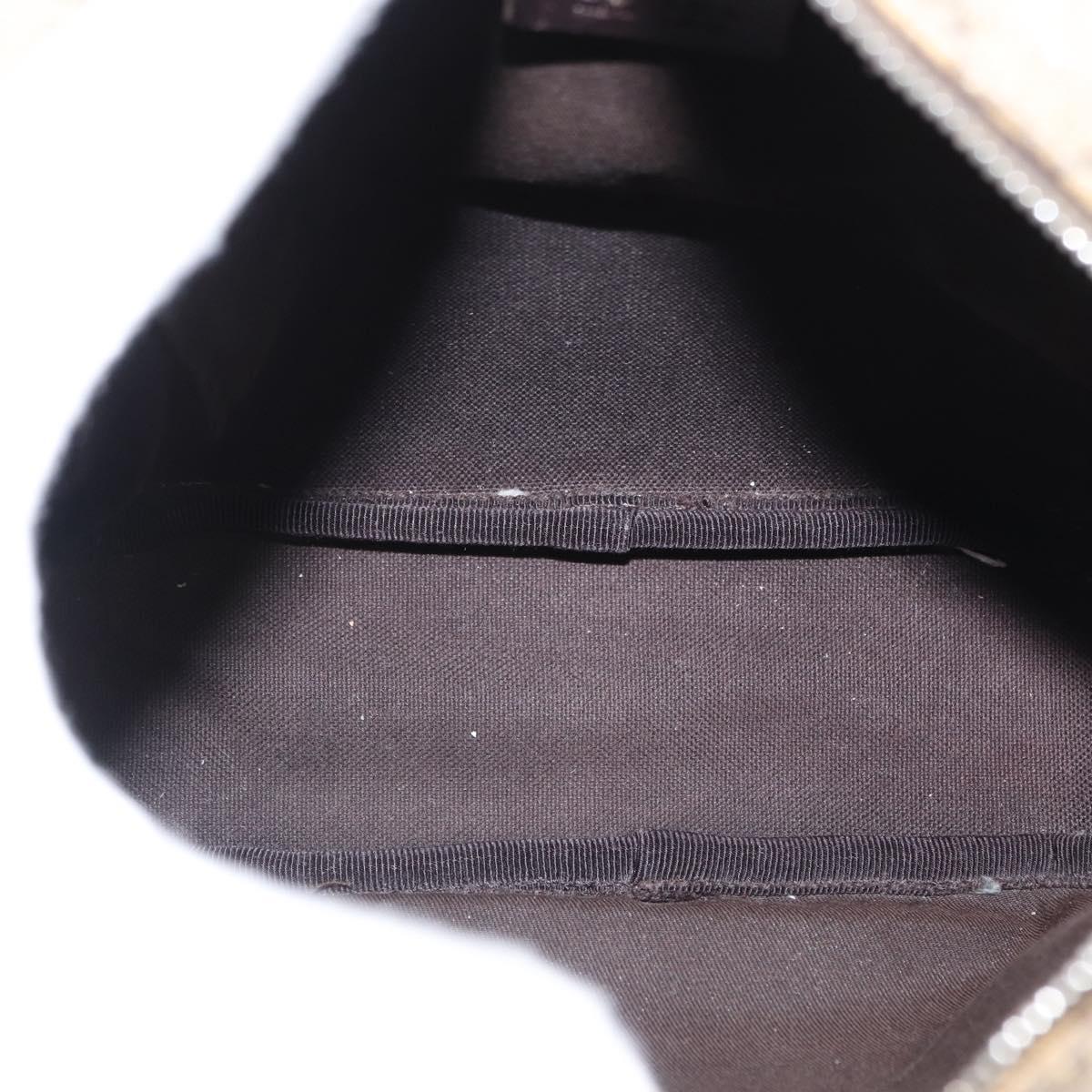 GUCCI GG Supreme Shoulder Bag PVC Beige Gold 233268 Auth bs32580