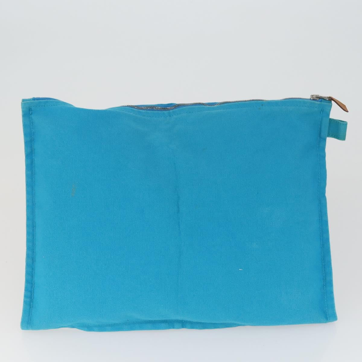 HERMES Bora Bora Pouch Canvas 3 Set Light Blue Auth bs32604