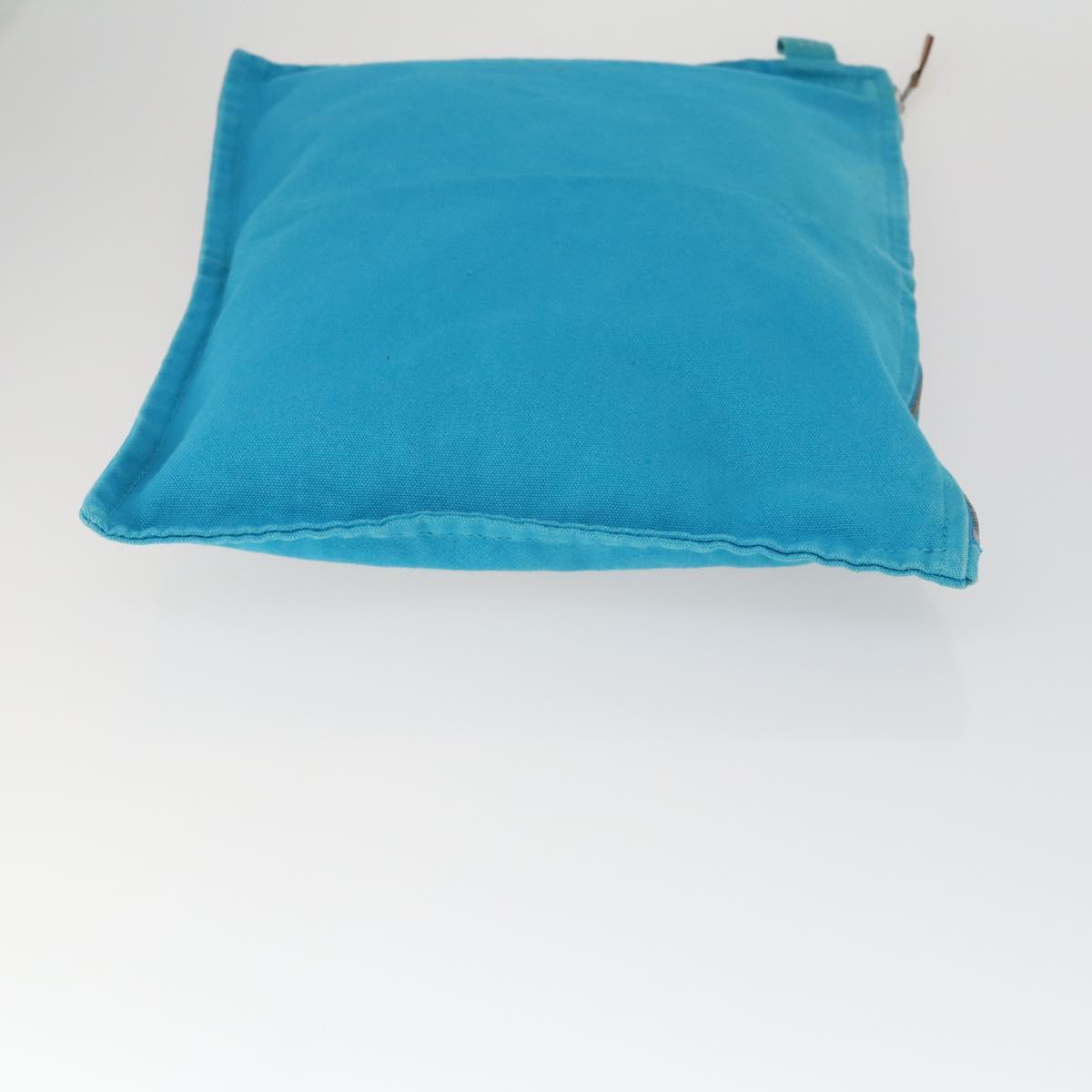 HERMES Bora Bora Pouch Canvas 3 Set Light Blue Auth bs32604