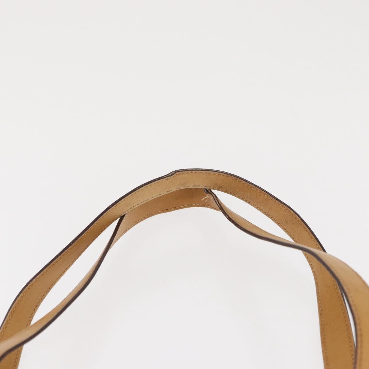 GUCCI GG Supreme Tote Bag PVC Beige Gold 002 37 0035 Auth bs32662