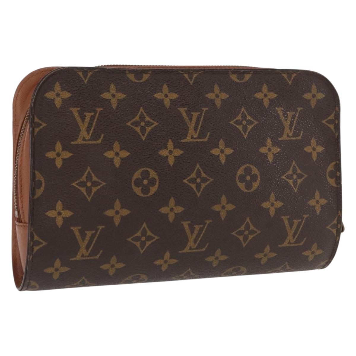 LOUIS VUITTON Monogram Orsay Clutch Bag M51790 LV Auth bs32724
