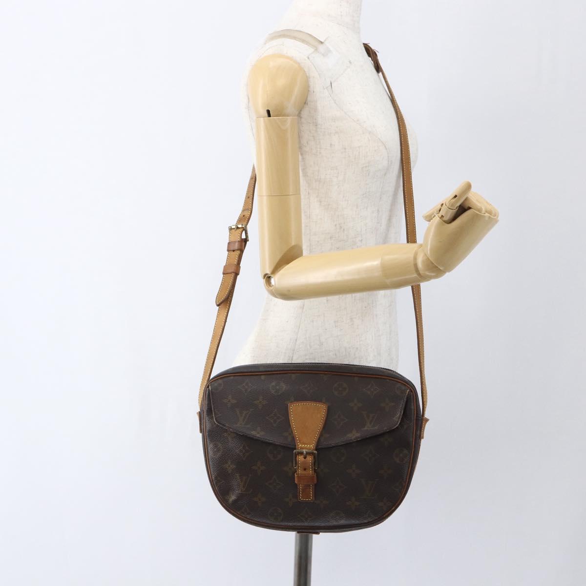 LOUIS VUITTON Monogram Jeune Fille GM Shoulder Bag M51225 LV Auth bs32725
