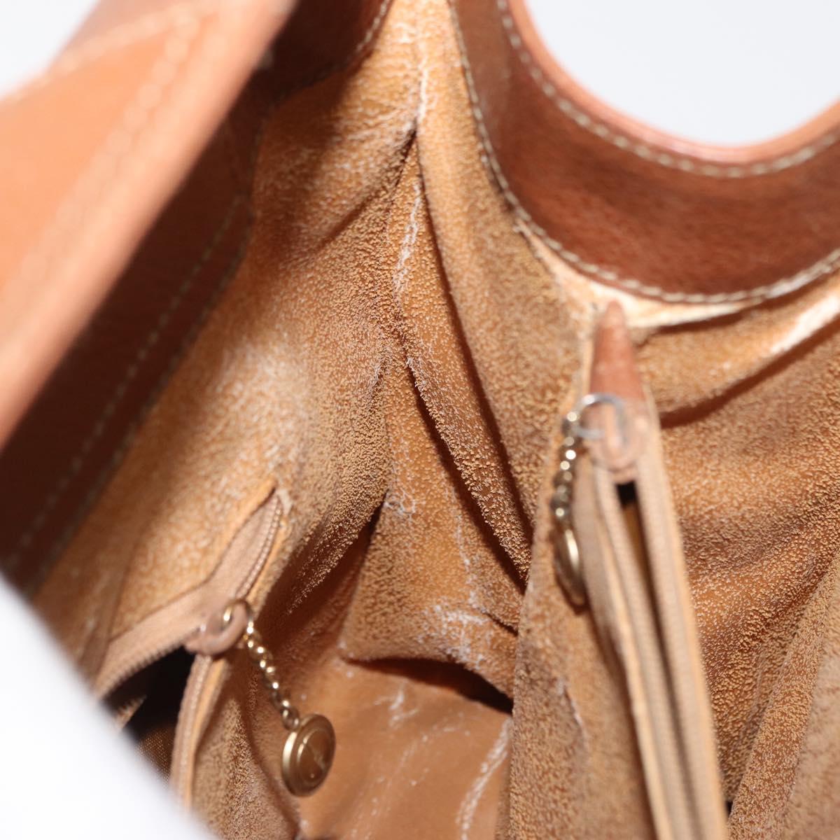 GUCCI Bamboo Tote Bag Leather Brown Gold 002 2853 0260 0 Auth bs32738