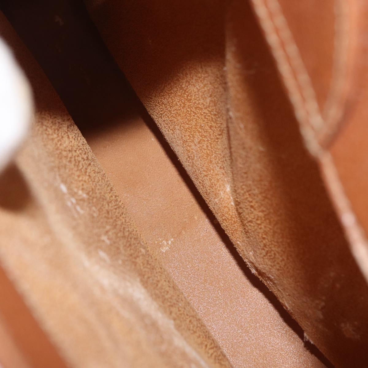 GUCCI Bamboo Tote Bag Leather Brown Gold 002 2853 0260 0 Auth bs32738