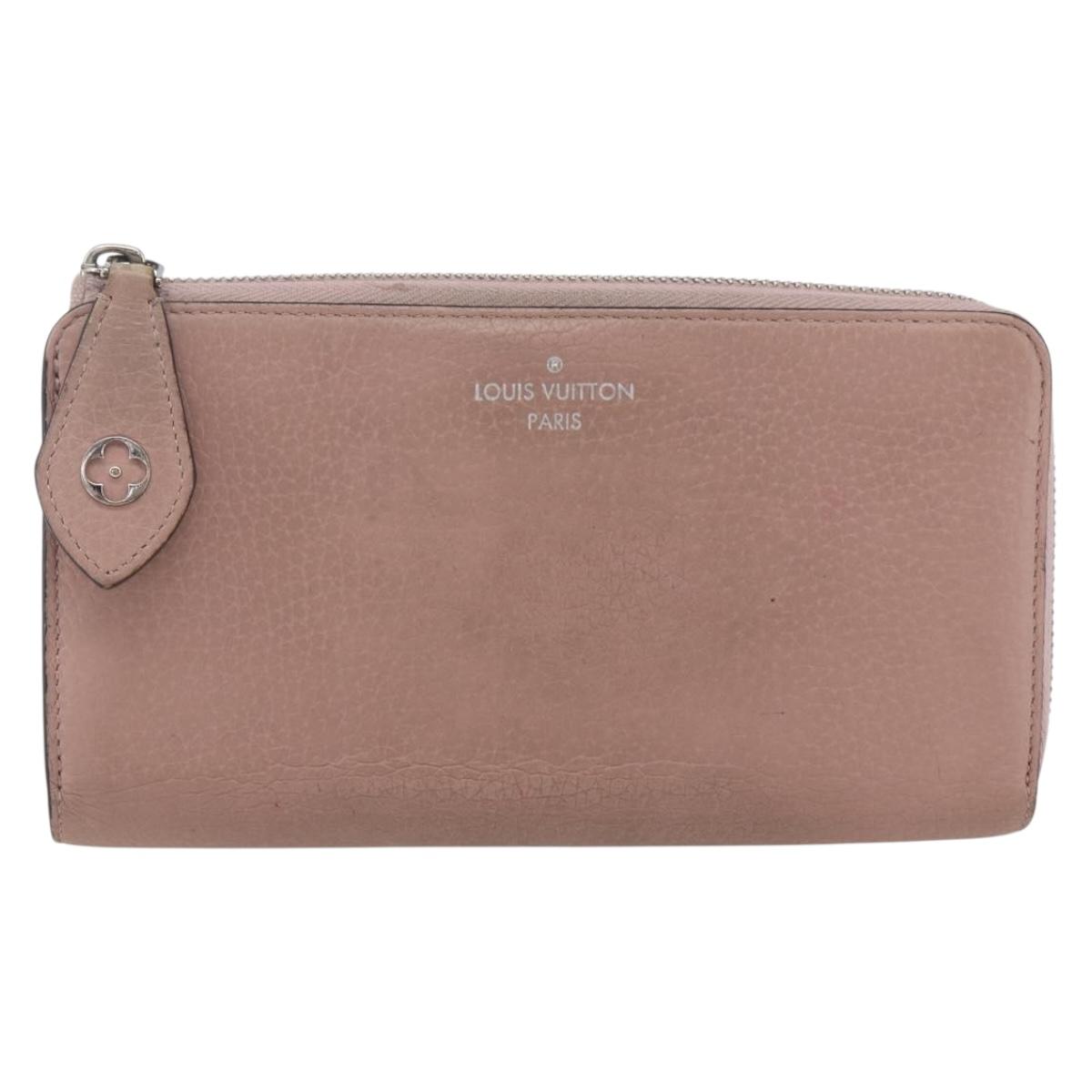 LOUIS VUITTON Portefeuille Comet Wallet Taurillon Leather M63103 Auth bs32740