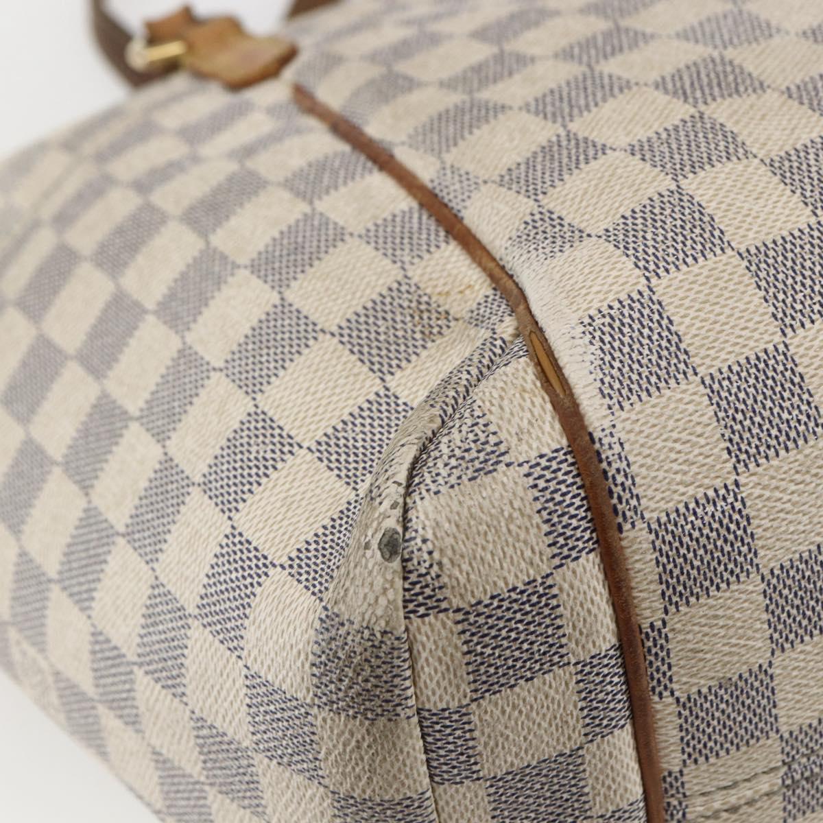 LOUIS VUITTON Damier Azur Totally PM Tote Bag N41280 LV Auth bs32741