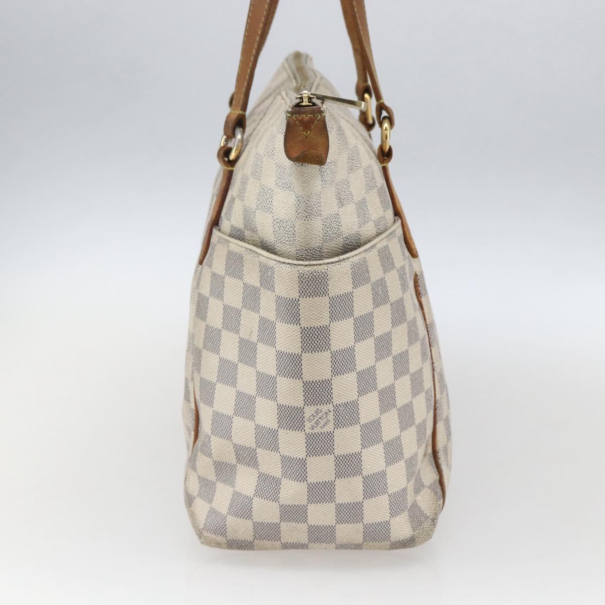LOUIS VUITTON Damier Azur Totally PM Tote Bag N41280 LV Auth bs32741