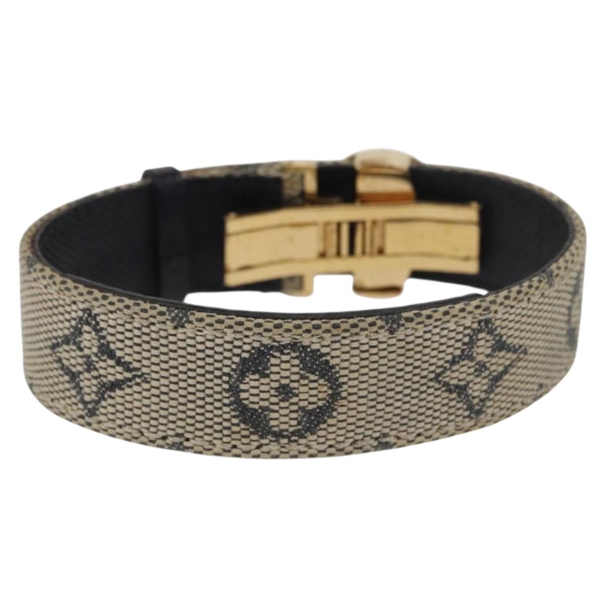 LOUIS VUITTON Monogram Mini Goodluck Bracelet Blue M64540 LV Auth bs32743