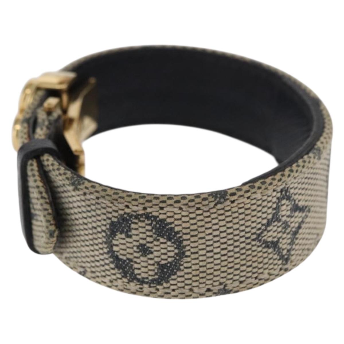 LOUIS VUITTON Monogram Mini Goodluck Bracelet Blue M64540 LV Auth bs32743