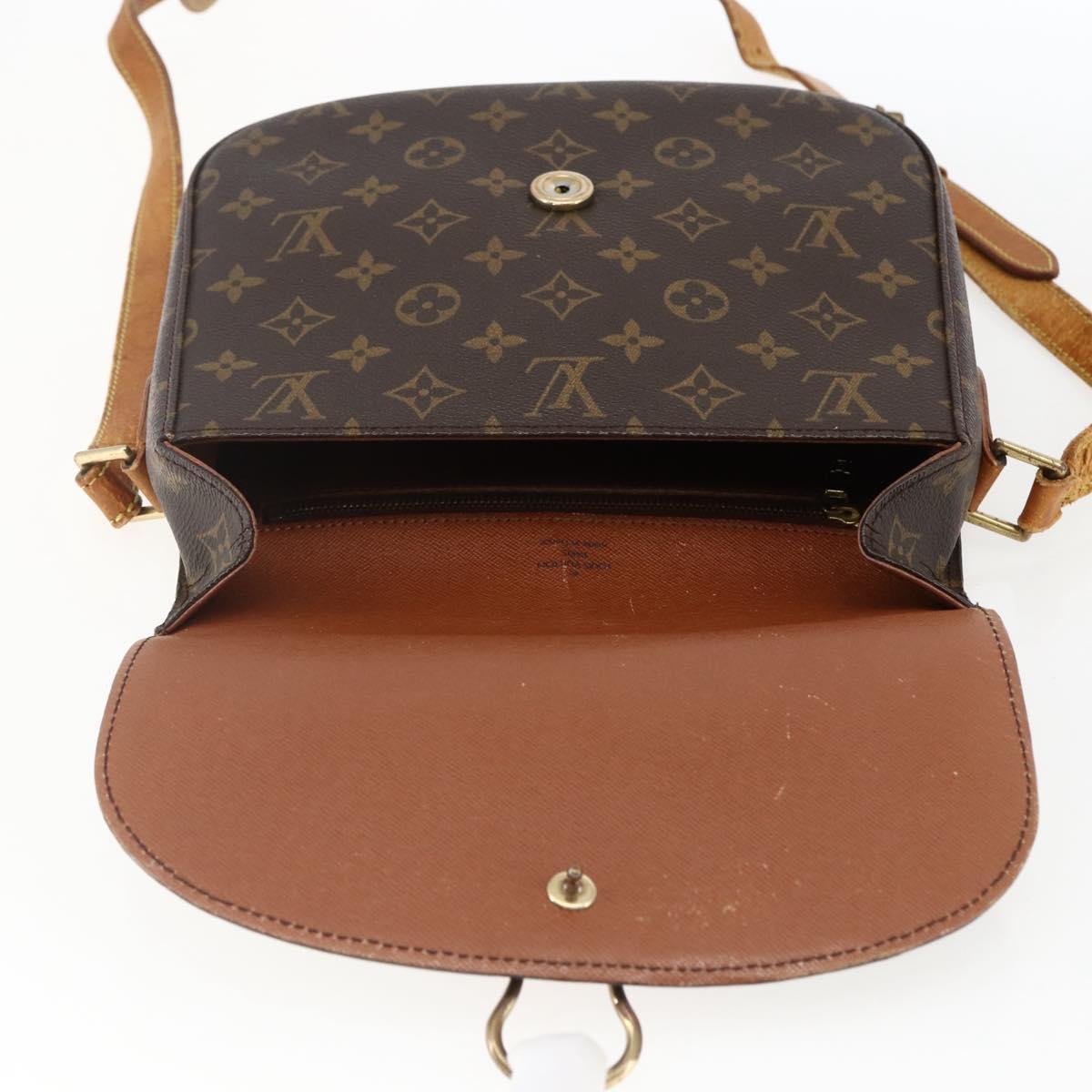 LOUIS VUITTON Monogram Saint Cloud GM Shoulder Bag M51242 LV Auth bs32745
