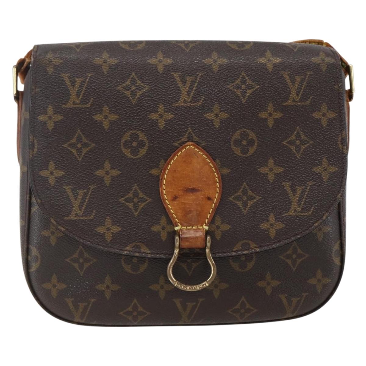LOUIS VUITTON Monogram Saint Cloud GM Shoulder Bag M51242 LV Auth bs32745