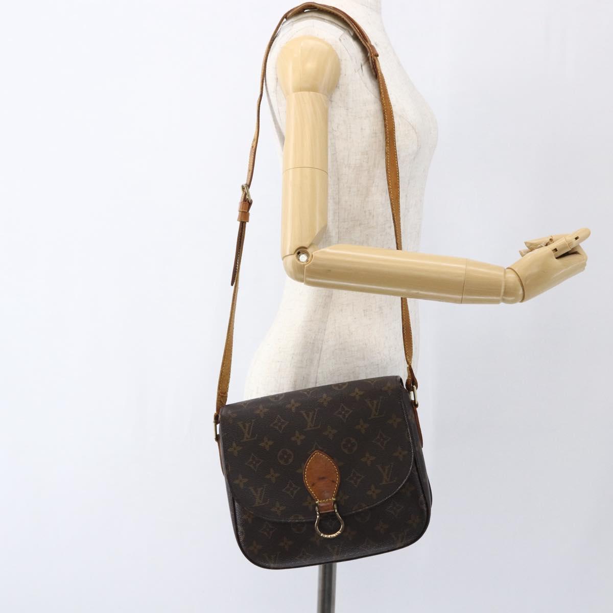 LOUIS VUITTON Monogram Saint Cloud GM Shoulder Bag M51242 LV Auth bs32745