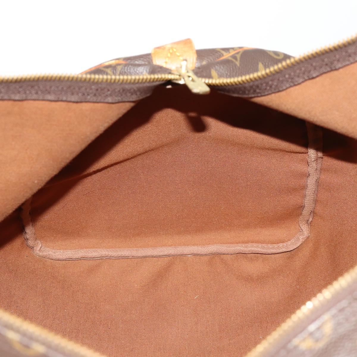 LOUIS VUITTON Monogram Keepall 55 Boston Bag M41424 LV Auth bs32746