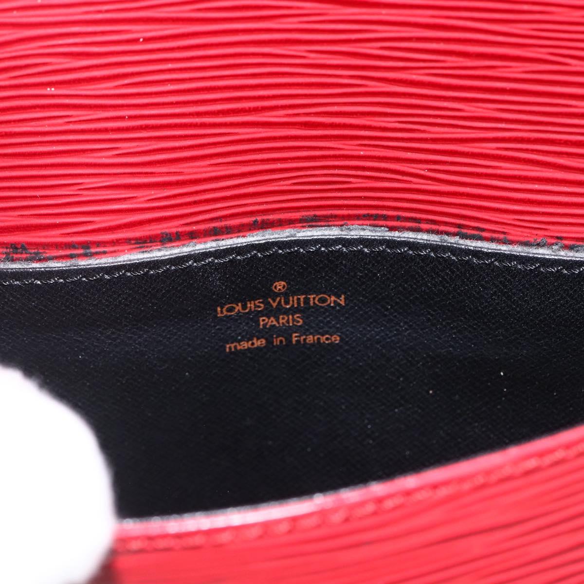 LOUIS VUITTON Epi Saint Cloud PM Shoulder Bag Red M52217 LV Auth bs32747
