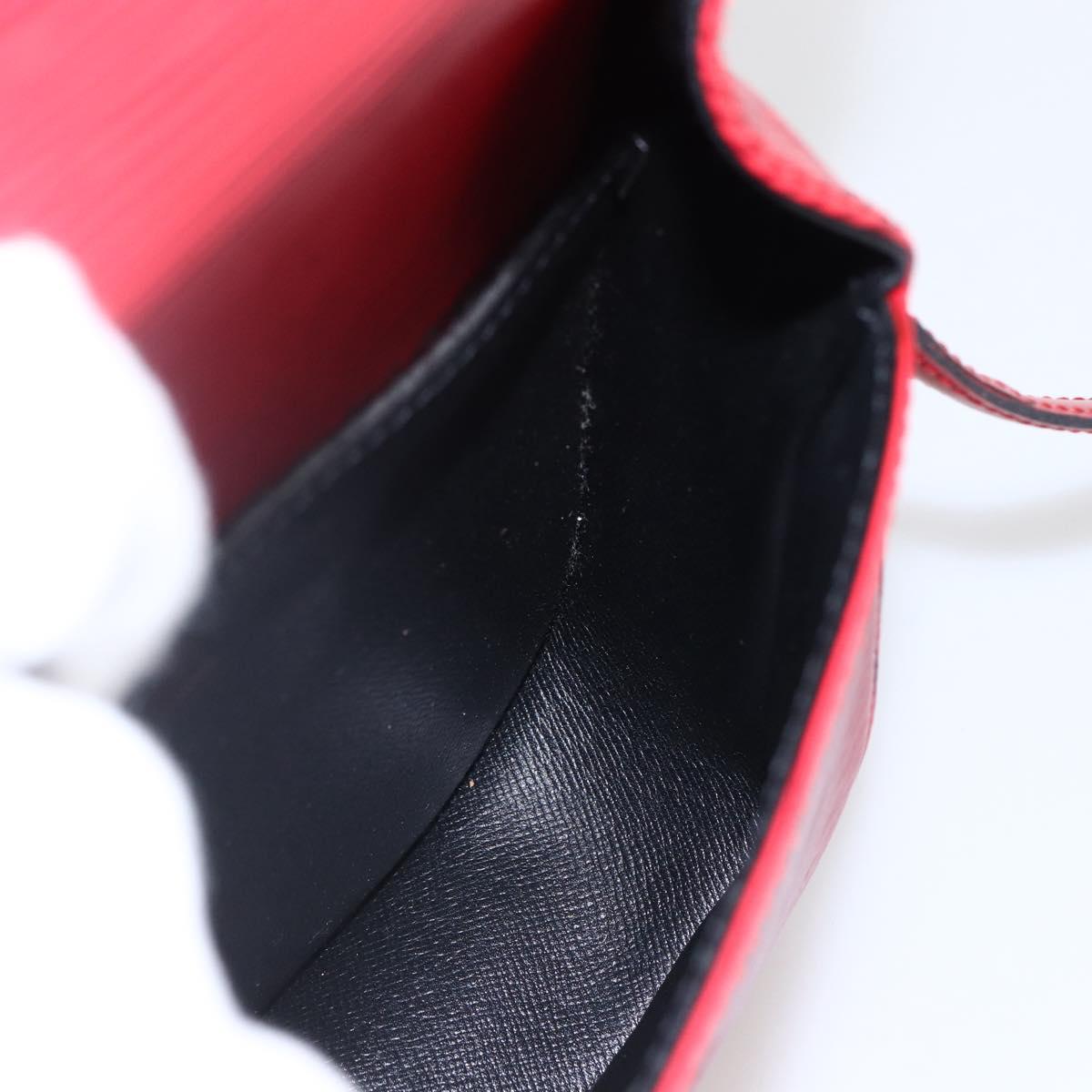 LOUIS VUITTON Epi Saint Cloud PM Shoulder Bag Red M52217 LV Auth bs32747