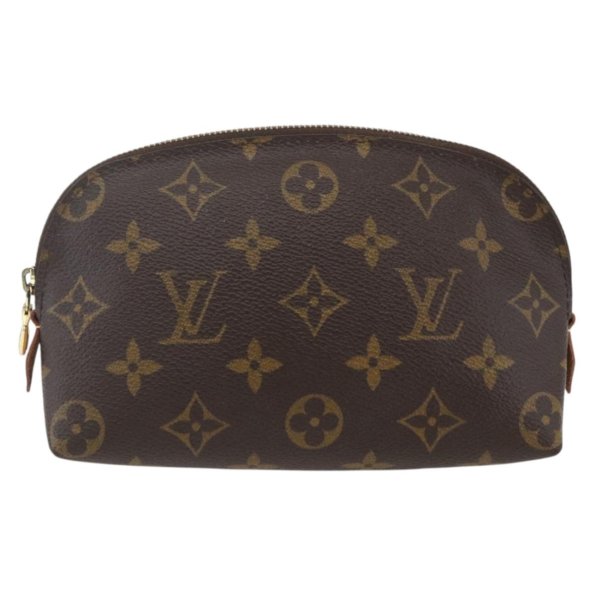 LOUIS VUITTON Monogram Pochette Cosmetic PM Cosmetic Pouch M47515 Auth bs32748