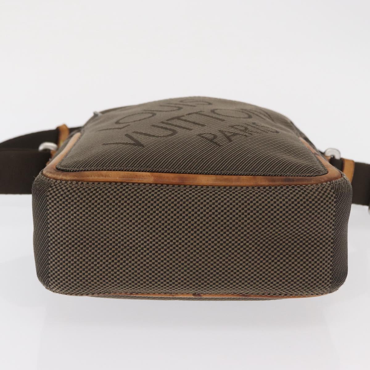 LOUIS VUITTON Damier Geant Sitadan Shoulder Bag Beige Sabre M93041 Auth bs32755