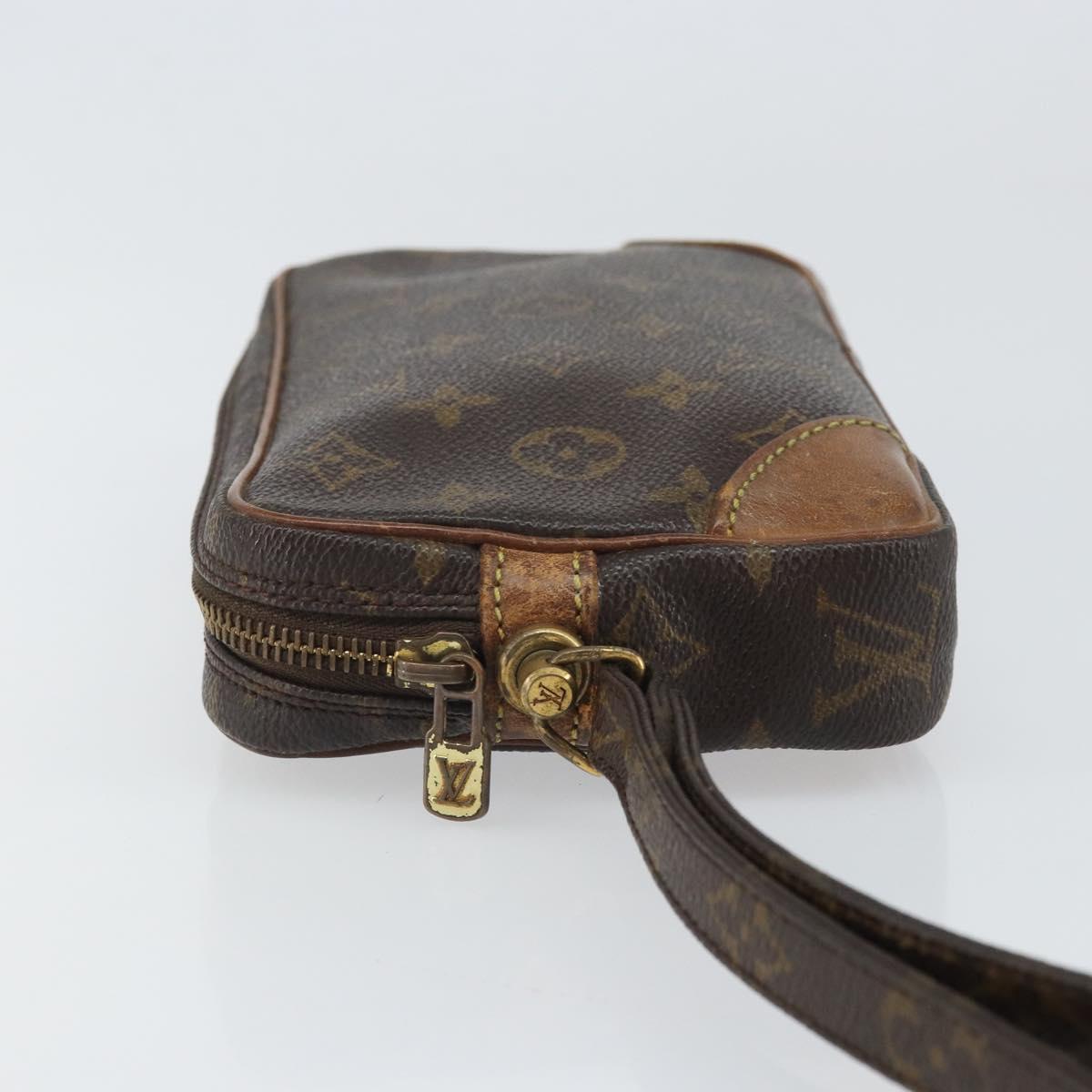 LOUIS VUITTON Monogram Marly Dragonne PM Clutch Bag M51827 LV Auth bs32758