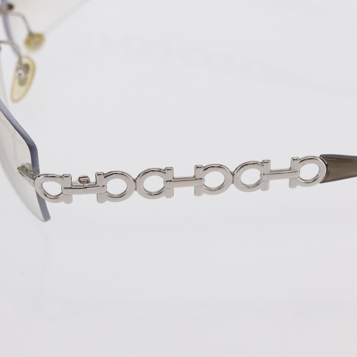 Salvatore Ferragamo Sunglasses metal Silver Auth bs32759