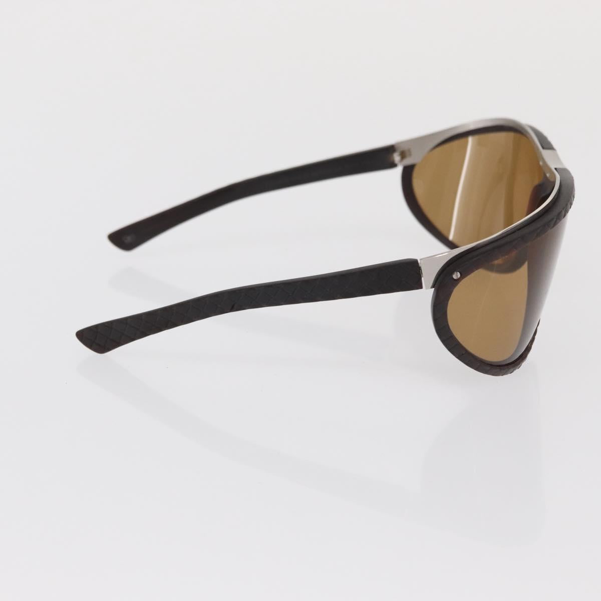 BOTTEGA VENETA Sunglasses metal Brown Auth bs32761