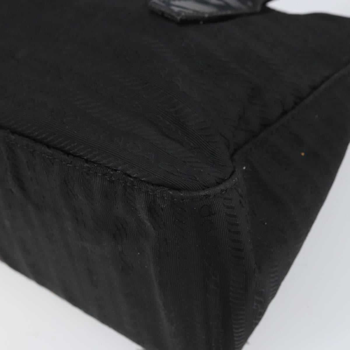 PRADA Hand Bag Nylon Black Auth bs32763