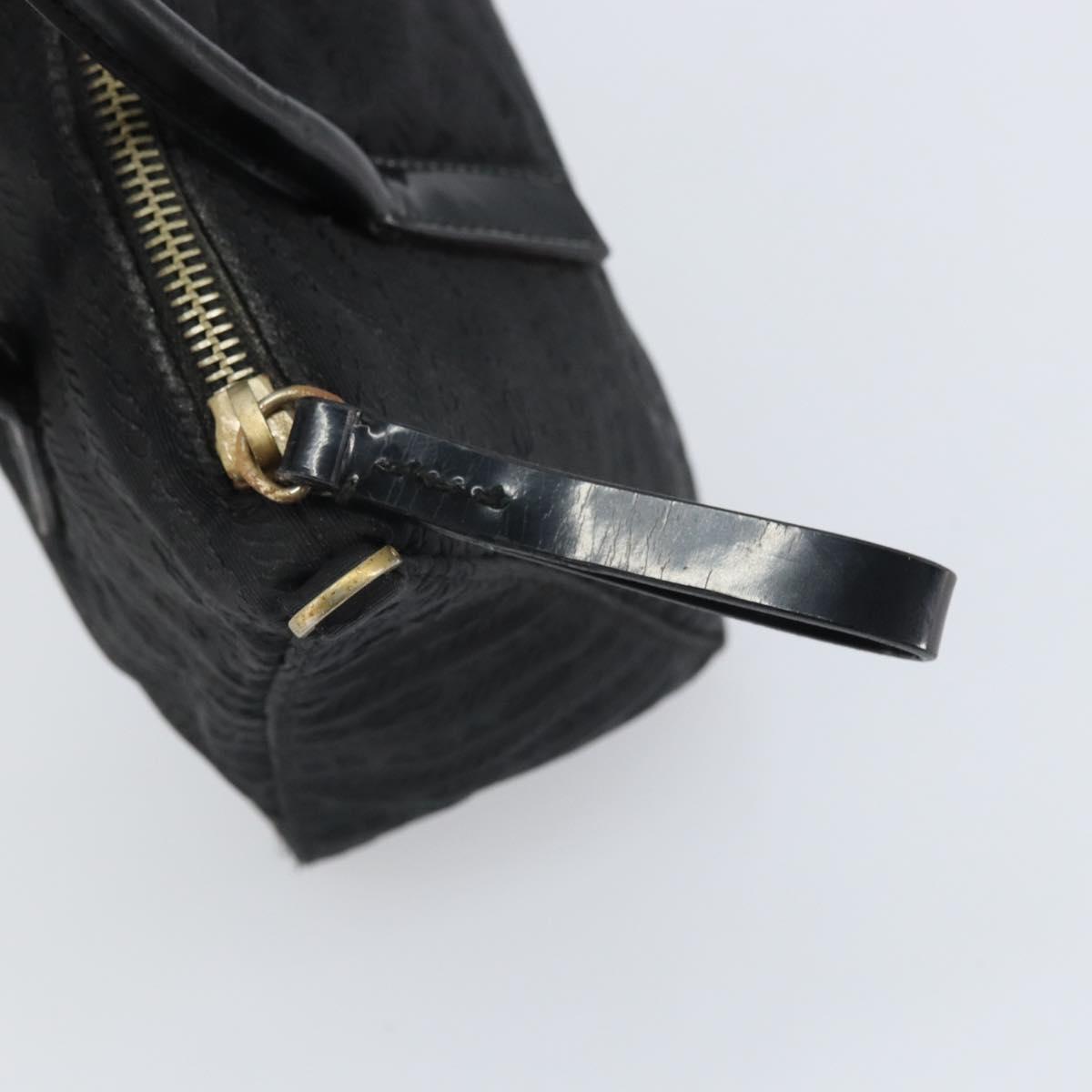 PRADA Hand Bag Nylon Black Auth bs32763