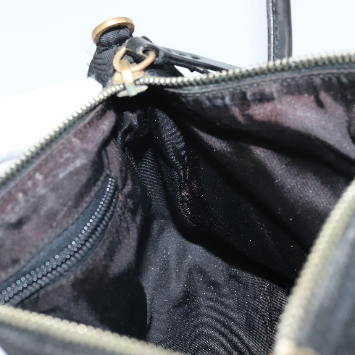 PRADA Hand Bag Nylon Black Auth bs32763