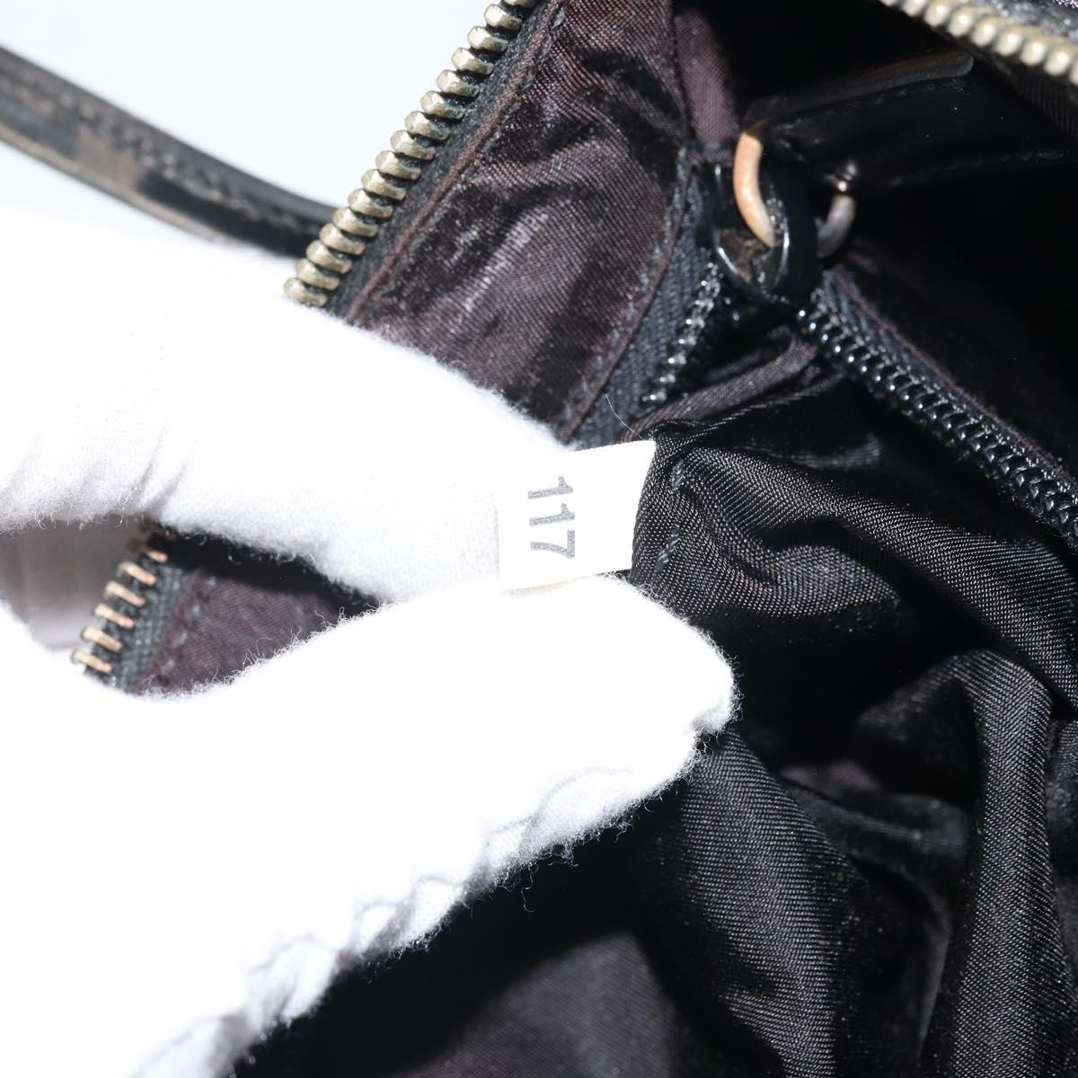 PRADA Hand Bag Nylon Black Auth bs32763
