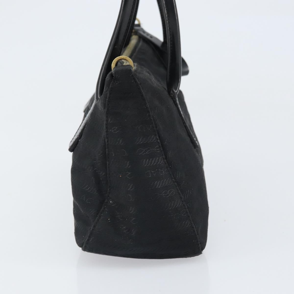 PRADA Hand Bag Nylon Black Auth bs32763