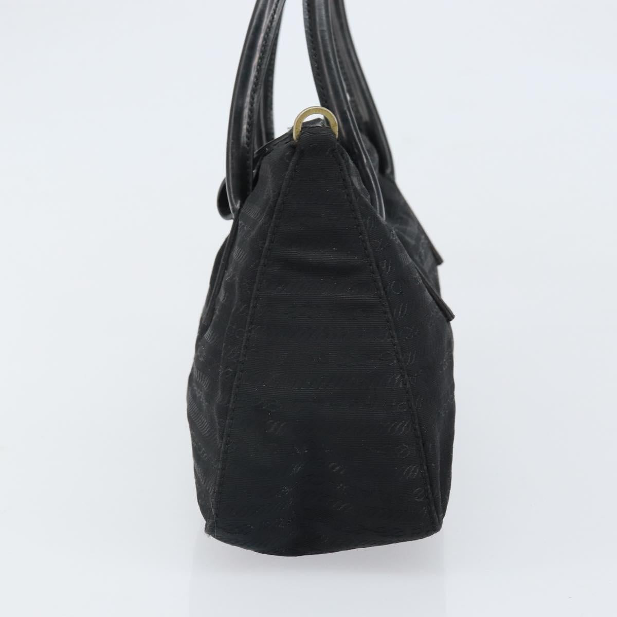 PRADA Hand Bag Nylon Black Auth bs32763