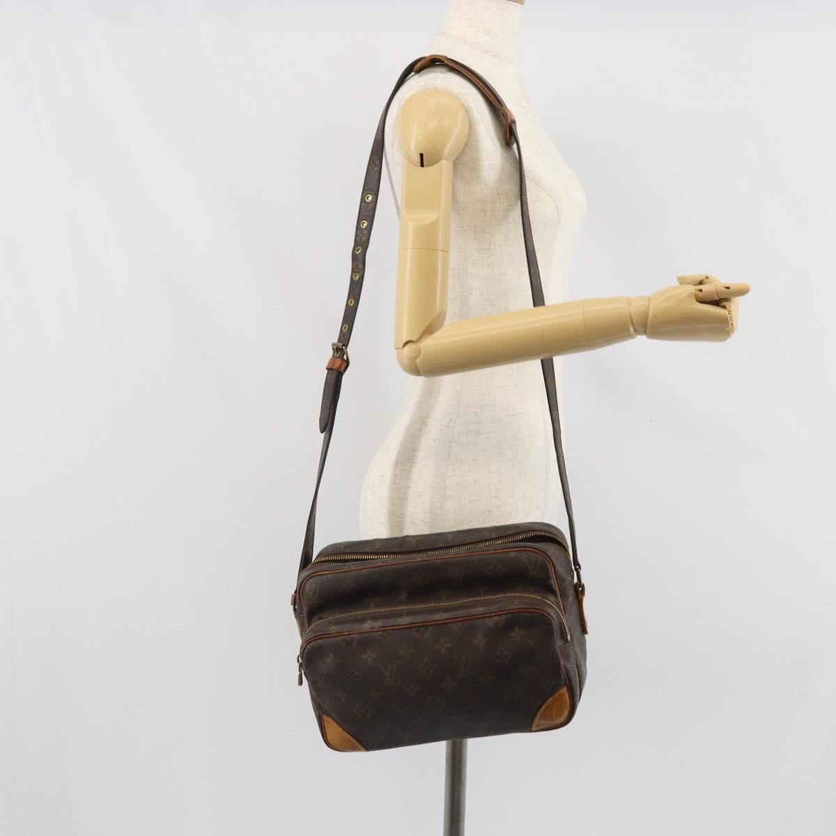 LOUIS VUITTON Monogram Nile Shoulder Bag M45244 LV Auth bs32764
