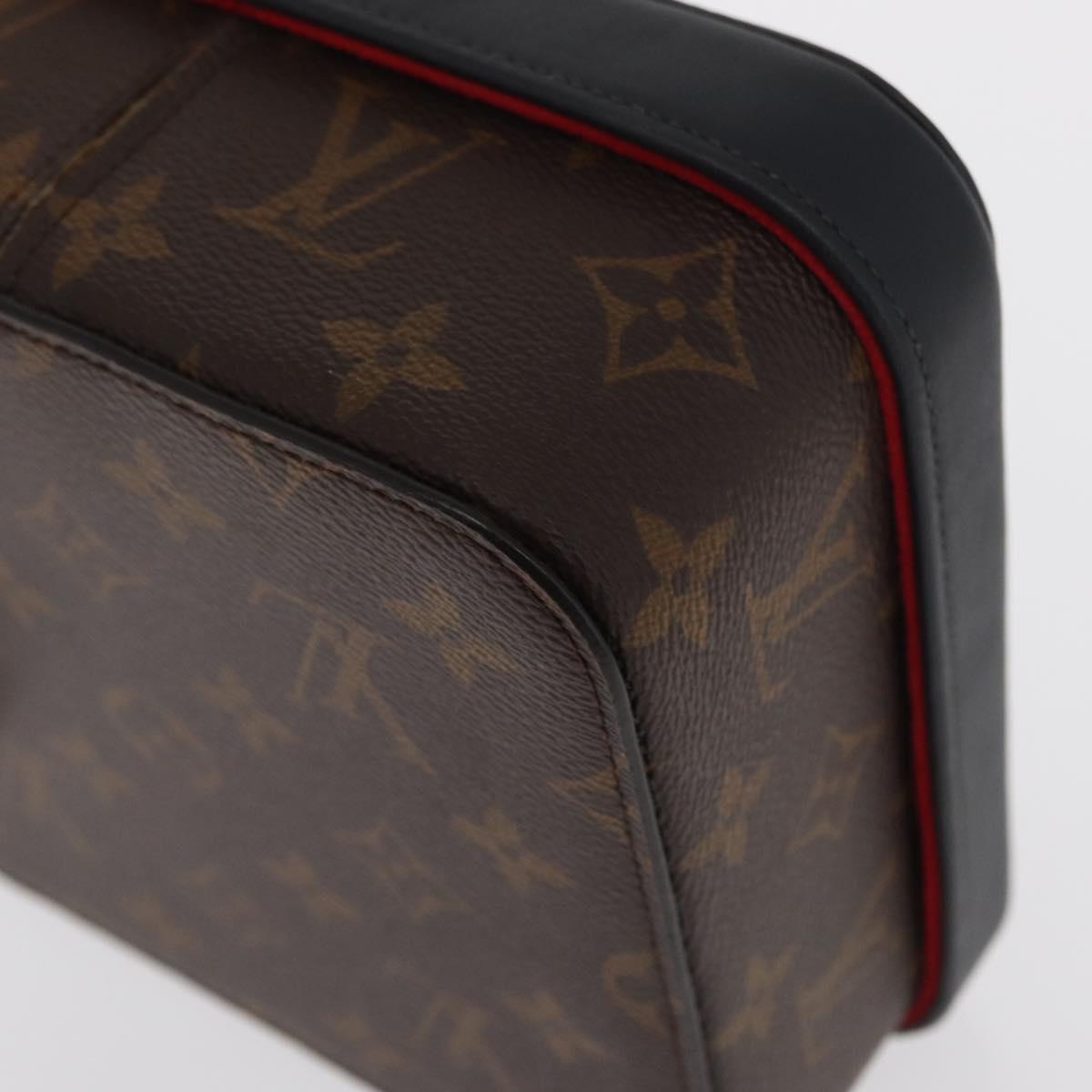LOUIS VUITTON Monogram Boite Camille GM Pouch Red GI0020 LV Auth bs32805V