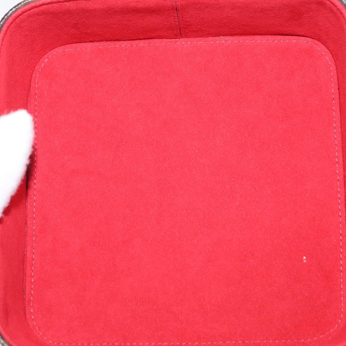 LOUIS VUITTON Monogram Boite Camille GM Pouch Red GI0020 LV Auth bs32805V