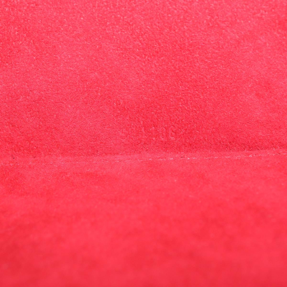 LOUIS VUITTON Monogram Boite Camille GM Pouch Red GI0020 LV Auth bs32805V