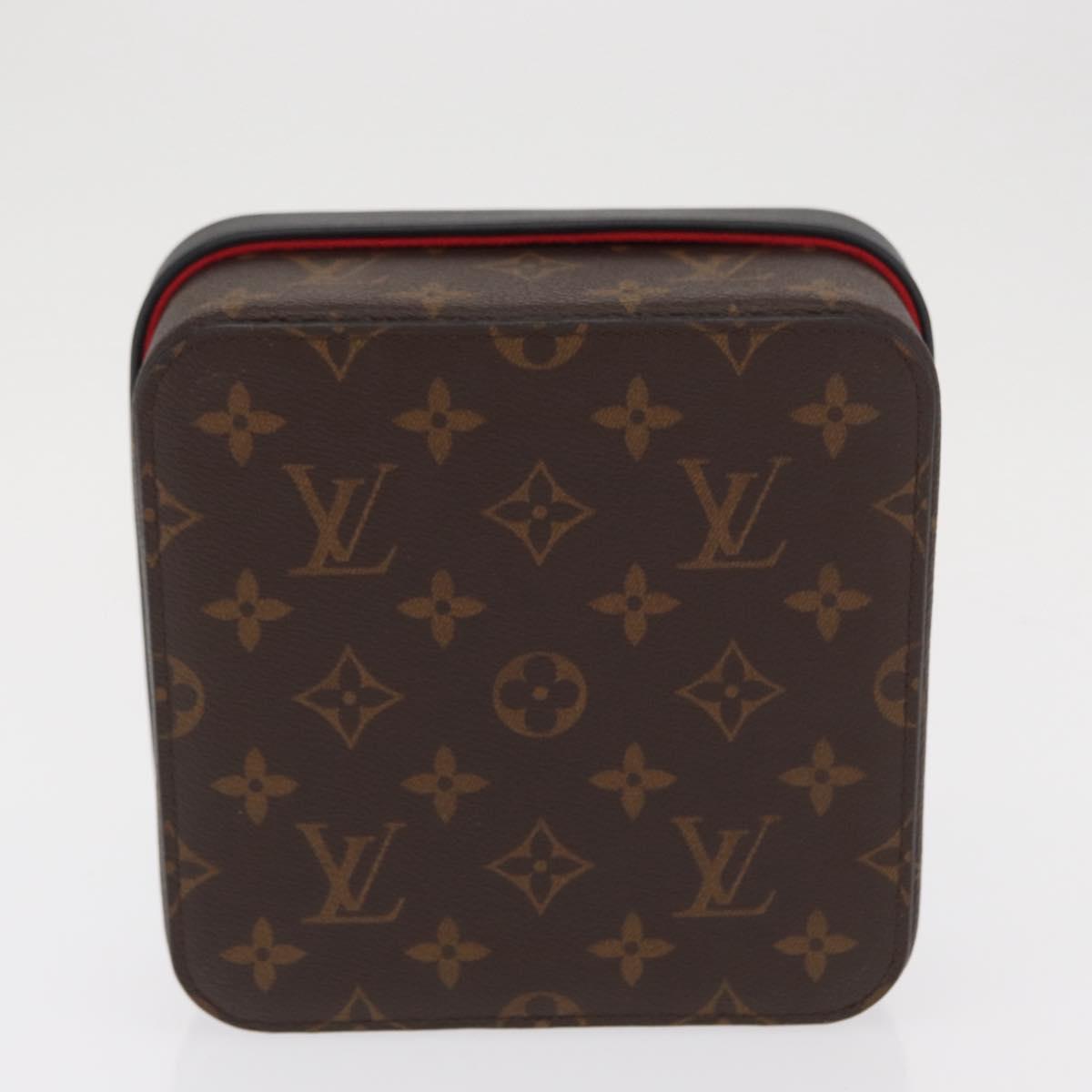 LOUIS VUITTON Monogram Boite Camille GM Pouch Red GI0020 LV Auth bs32805V