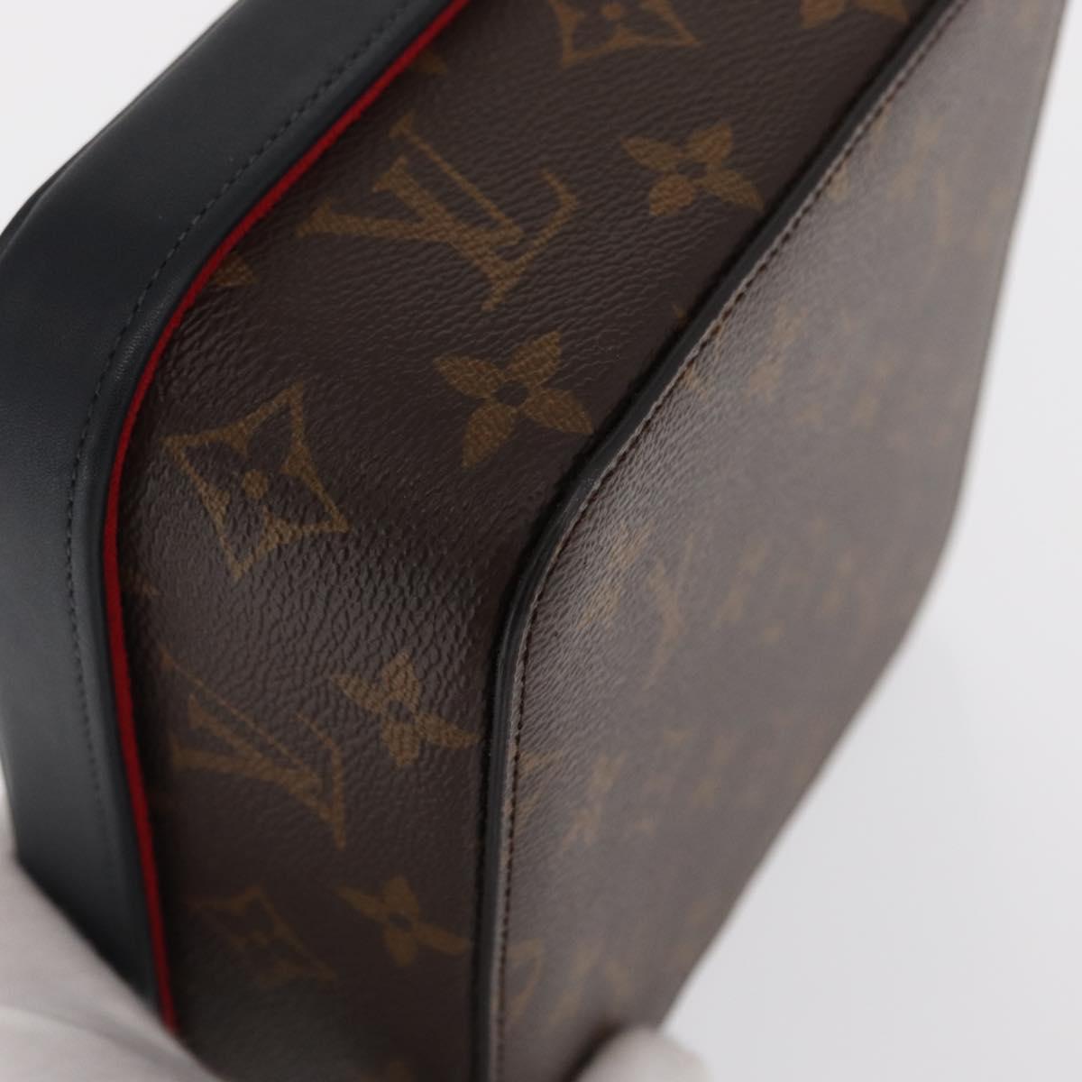 LOUIS VUITTON Monogram Boite Camille GM Pouch Red GI0020 LV Auth bs32805V