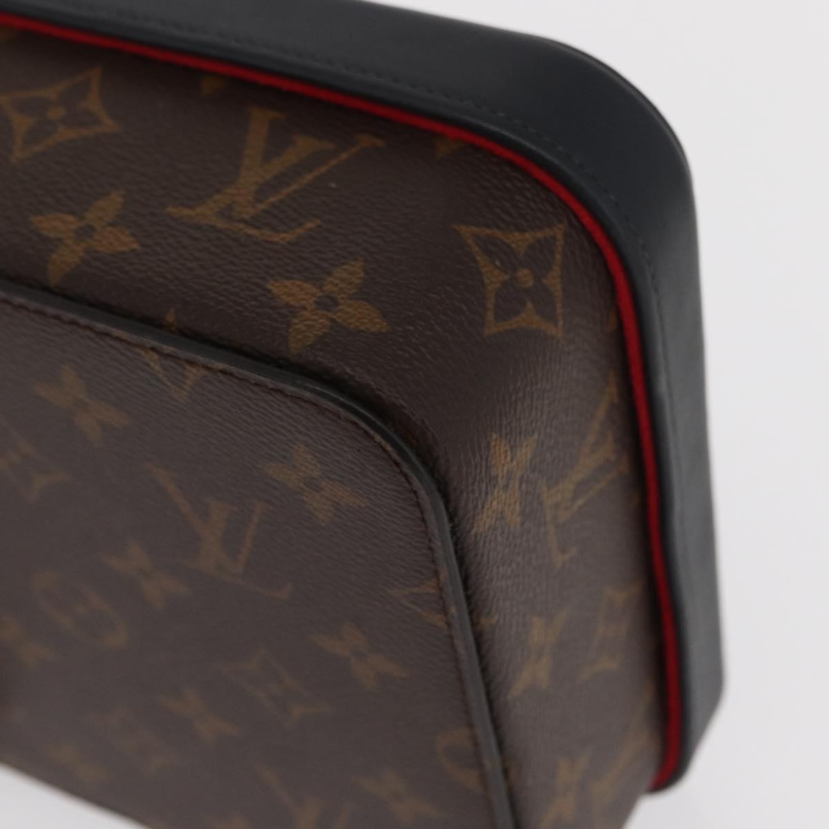 LOUIS VUITTON Monogram Boite Camille GM Pouch Red GI0020 LV Auth bs32805V