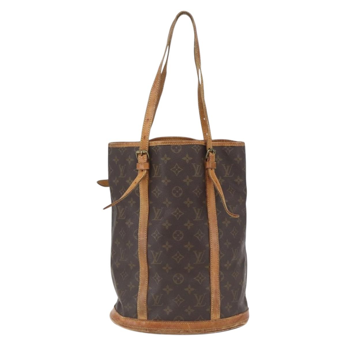 LOUIS VUITTON Monogram Bucket GM Shoulder Bag M42236 LV Auth bs32814